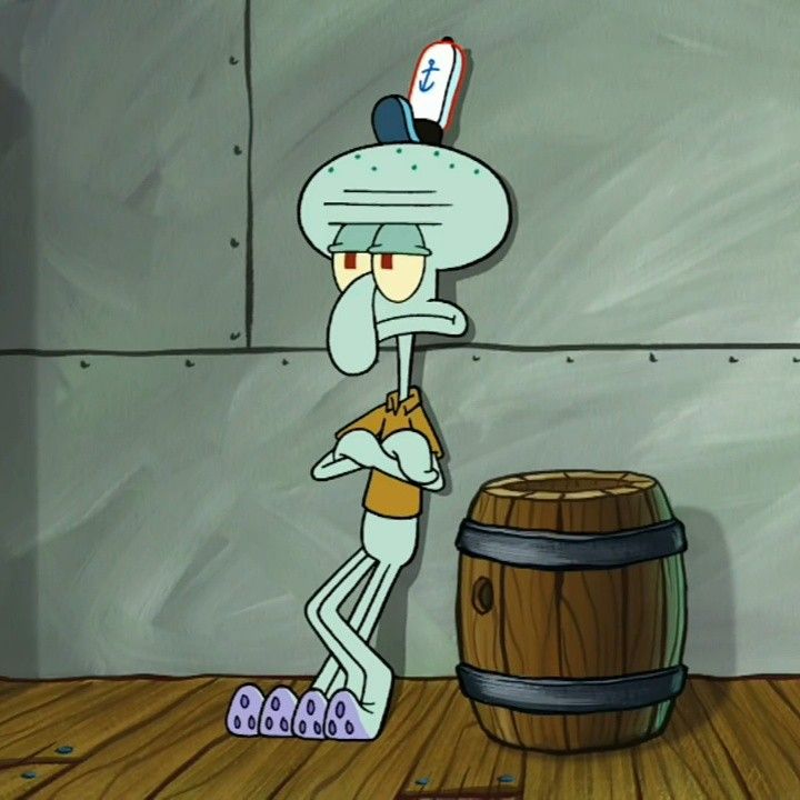 Squidward Tired